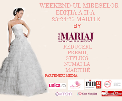 Info - Weekendul Mireselor by Ideal Mariaj 2 - 23-25 Martie - Salon Marith&eacute;