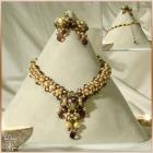 set set regal gold amethyst olivine