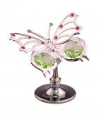 Marturie Fluturas cu cristale Swarovski  CRYSTOCRAFT - Figurine 