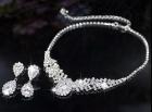 Set medalion si cercei 3 cu cristale Swarovski