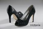 Pantofi mireasa negri - Victoria Black