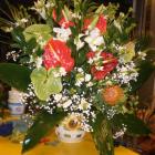 Aranjament Floral in Vas de Ceramica cu Anthurium