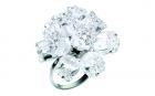 Inel de logodna  Muguet de Lalique - Din argint 925 si cristal L