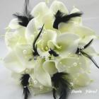 buchet de nunta - Luxury Real Touch Wedding Bridal Bouquets Flowers 
