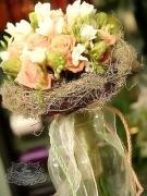 Brides bouquet / Wedding candles / Wedding flowers Agentia Casa Cochet