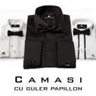 Camasi cu guler papillon pentru costume de mire