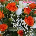 Brides bouquet / Wedding candles / Wedding flowers Buchete.ro