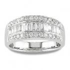 18-kt White Gold & 1