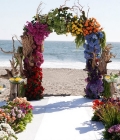Aranjamente florale de nunta: arcade