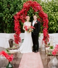 Aranjamente florale de nunta: arcade