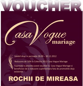 Voucher rochii de mireasa ieftine | Rochii mireasa la reducere | Oferte speciale si lichidari de stoc